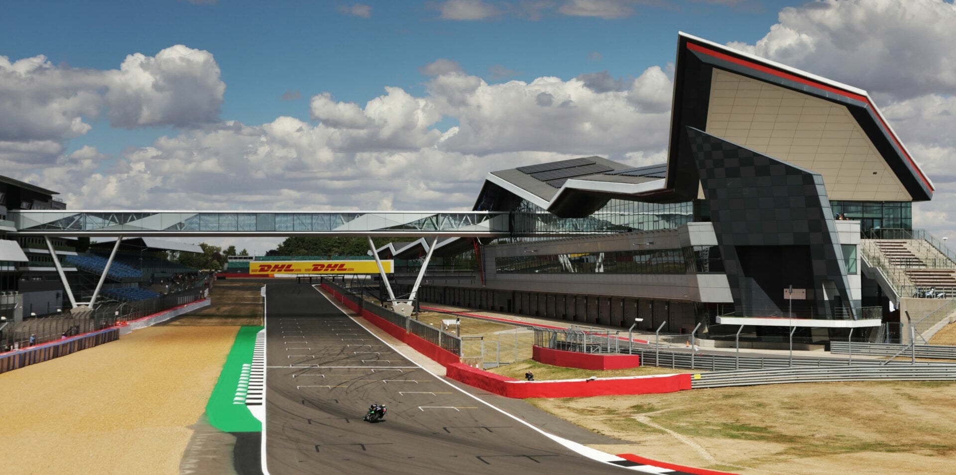 The Wing complex at Silverstone Circuit, venue for the FIM Harley-Davidson Bagger World Cup Race 1, August 2026